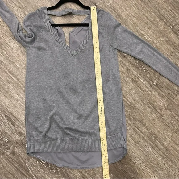 Lululemon Unity Pullover Heathered Fossil Boolux Tencel Sz 8 - Picture 11 of 11